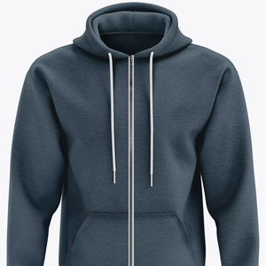 Sweat-shirts à capuche pour hommes, design personnalisé, hiver, décontractés, 100% coton molletonné, poche, coupe classique, broderie, service OEM, anti-boulochage - Product Image 1
