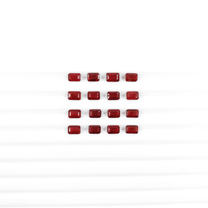 Rubis naturels de Bangkok, octogones calibrés 4x6mm, pierres précieuses de rubis naturelles facettées pour la fabrication de bijoux, prêtes à l'emploi - Product Image 1