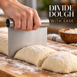 Espátula de Acero Inoxidable para Repostería, Cortador de Masa, Cuchillo para Raspar Alimentos, para Hornear y Preparar en la Cocina - Product Image 3