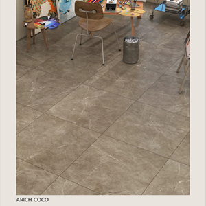 Baldosa de porcelana de 600x600 mm con textura mate tallada, diseñada para proporcionar detalles de relieve subtil y un diseño arquitectónico equilibrado. - Product Image 1