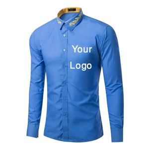 Chemise tricotée d'automne pour hommes avec imprimé camouflage multicolore et logo personnalisé au design solide directement de BD - Product Image 5