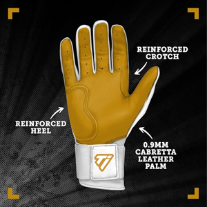 High Quality <b>Baseball</b> Batting Gloves Bruce Bolt Inspired Soft Leather Design For Maximum <b>Bat</b> Control Batting Gloves - Product Image 3