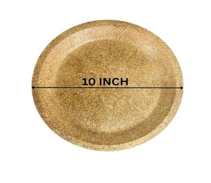 Platos Desechables Biodegradables de 10 Pulgadas, Vajilla Natural Sin Plástico para Catering, Fiestas, Restaurantes, Servicio de Alimentos - Product Image 3