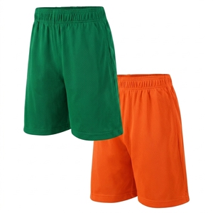 Custom Logo Men's Boys Basketball <b>Shorts</b> Oversized Fit Elastic Waist Knitted Mesh Sports <b>Shorts</b> Breathable Polyester Athletic - Product Image 4