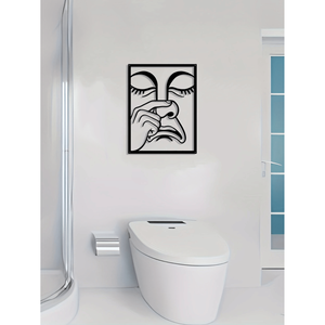 CIFbuy Decorazione per la casa alla moda, divertente opera d'arte da parete con tema 'Picking del Naso', regali per le festività con servizio di ritiro - Product Image 4
