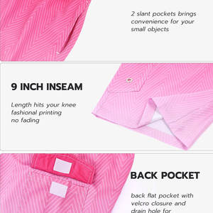 Shorts de Playa Casuales y Transpirables Estilo Hip Hop para Hombre, de Poliéster/Algodón, con Bolsillo Trasero, Inspirados en los Shorts de Baño - Product Image 5