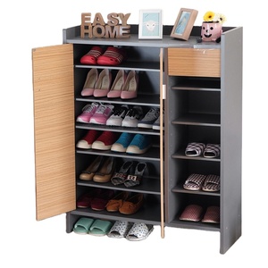 Extra Thick Double Door <b>Shoe</b> Cabinet with Drawer - Product Image 1