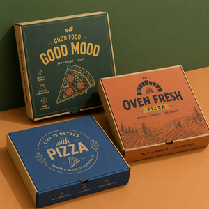 Caja de Pizza para Llevar de Cartón Corrugado Plegable, Biodegradable y Ecológica, con Logotipo Personalizado y Tamaño a Medida, a Bajo Precio - Product Image 3