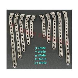 Juego de Placas Tibiales Laterales Proximales Veterinarias de 5.0mm L5/R5, Reutilizables, de Acero Inoxidable Alemán, Instrumentos de Cirugía Ortopédica Animal - Product Image 4