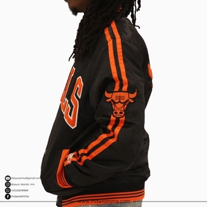 Premium Custom Unisex Satin Bomber <b>Jacket</b> Team <b>Jackets</b> Embroidered Patchwork <b>Camo</b> Embossed Winter Streetwear Coat - Product Image 3