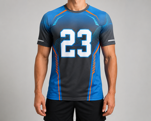 Uniforme Deportivo Personalizado de Poliéster Sublimado, Ligero, Cómodo, con Tela que Absorbe la Humedad, Logotipo Personalizado en la Parte Delantera y Trasera - Product Image 1