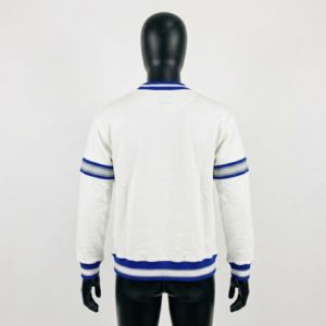 เสื้อสเวตเชิ้ตคอกลมสีขาวสไตล์วินเทจแบบสั่งทำพิเศษ  ลายโลโก้เชนิลล์สมาคมพี่น้องชาวกรีก  ผ้าฝ้ายฟลีซเนื้อหนา - Product Image 2