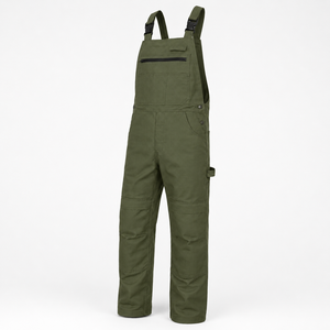 Overoles de Trabajo Resistentes para Hombre, de Algodón Twill, con Múltiples Bolsillos para Herramientas, Rodillas Reforzadas, Ropa de Trabajo - Product Image 2