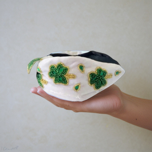 Hot Selling St Patrick Day Embroidered Knot <b>Headband</b> White Fabric Hairband with Green Shamrock Design for Women Comfortable 2026 - Product Image 4