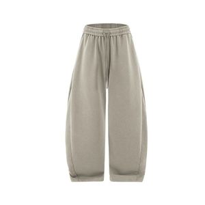 Pantalon Harem Noir pour Homme, Taille Élastique avec Cordon de Serrage, Coupe Ample Décontractée, en Coton Tricoté Respirant, Idéal pour l'Automne - Product Image 3