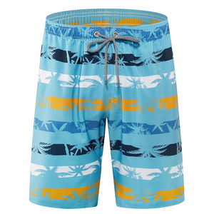 Shorts de Baño para Adultos, Antibacterianos, Diseño Sublimado, Flexibles, Casuales, Hasta la Rodilla, Ecológicos, de Secado Rápido, para Playa - Product Image 1