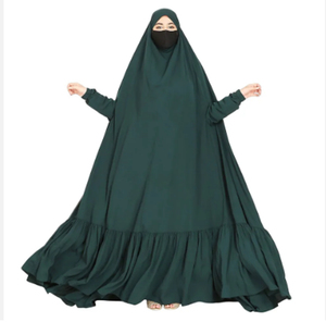 Oversized Modest Abaya with Belt Loose and Airy Full Length <b>Dress</b> Ideal <b>for</b> Travel Prayer or Everyday Wear - Product Image 6