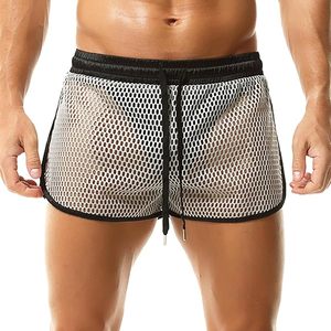 <b>Men's</b> Mesh Shorts <b>See</b> <b>Through</b> <b>Underwear</b> Breathable Fishnet Rave Shorts for <b>Men</b> - Product Image 2