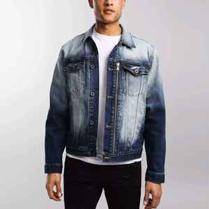 แจ็คเก็ตฤดูหนาวผู้ชาย แจ็คเก็ตยีนส์แฟชั่นสไตล์สตรีทแวร์ แจ็คเก็ตยีนส์ผู้ชายแบบสั่งทำ ผลิตจำนวนมาก แจ็คเก็ตยีนส์ผู้ชาย - Product Image 5