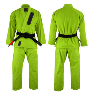 Uniforme de BJJ Personalizado con Tejido de Perlas, Satén Bordado, 100% Poliéster, 550 GSM, Logotipo Personalizado, Ropa de Artes Marciales, Traje de BJJ, OEM, ODM - Product Image 1