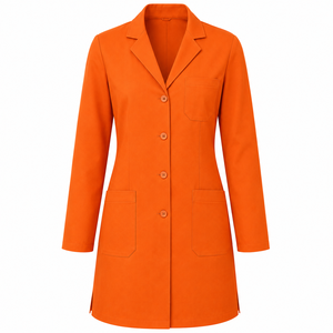 Bata de Laboratorio Personalizada para Médico, Uniforme Médico Profesional, Tejida, Unisex, para Hospital, Clínica, Laboratorio, con Múltiples Bolsillos, Resistente a Pinchazos - Product Image 1