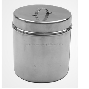 Pot à pansements médical WARSAW de qualité supérieure en acier inoxydable, certifié ISO et CE, instruments de stérilisation |   porte-aiguille - Product Image 6