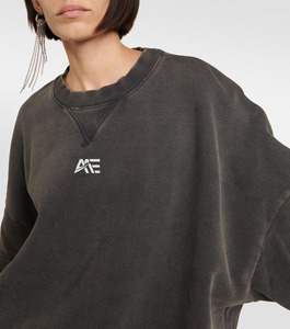 Sweat-shirt à col rond oversize délavé pour femme, en molleton épais vintage, fabricant de vêtements OEM, sweats à capuche pour femme - Product Image 4