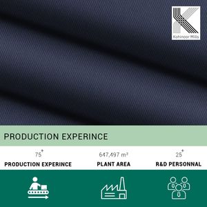 Tissu Chino en Coton et Spandex 97% Coton 3% Spandex 250gsm Finition Pêche Sergé Extensible pour Pantalons Homme Vente en Gros OEM - Product Image 5