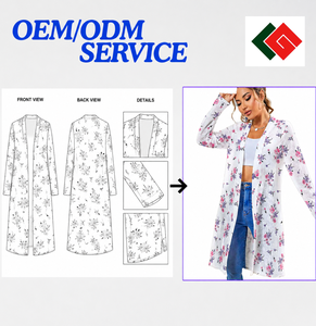 Chemisier ample et respirant brodé à imprimé floral pour femme, style kimono, idéal pour le printemps, l'été et l'automne - Product Image 5