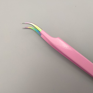 Pince à cils courbée pour isolation de volume, outil professionnel pour extensions de cils - Product Image 4