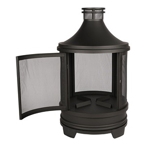 Trendy Tapered <b>Metal</b> Fire Pit for Garden Patio Decoration - Product Image 4