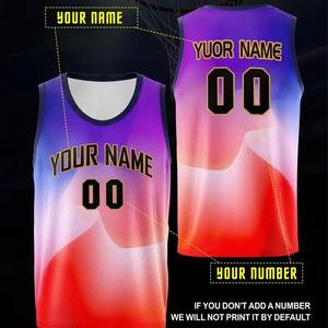 Camiseta de Baloncesto Unisex Personalizada, Corte Ajustado, Cuello en V, Uniforme sin Mangas Transpirable para Hombre, Impresión por Sublimación en Todo el Borde - Product Image 6