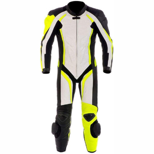 Traje de Motociclismo de Cuero Premium Unisex para Verano, con Mangas Largas Transpirables y Características de Protección - Product Image 1