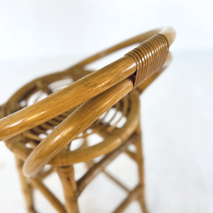 Chaises hautes en rotin naturel vintage à prix avantageux pour comptoir, bar, restaurant, café, en provenance du Vietnam. - Product Image 4