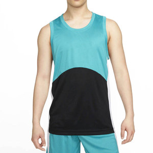 Débardeur pour homme en tissu de coton respirant sans manches, avec logo personnalisé, col rond - Product Image 1