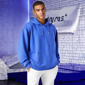 Sweat-shirts à capuche unisexes de haute qualité, en coton épais 500 GSM, sans cordon, personnalisables avec logo, grandes tailles, pour hommes - Product Image 3