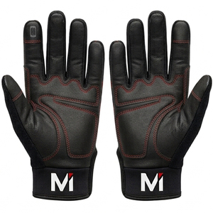 Heavy Duty for Mechanic Work <b>Gloves</b> Shock Absorption Touchscreen <b>Moisture</b>-Wicking Polyester Back Industrial Utility - Product Image 2