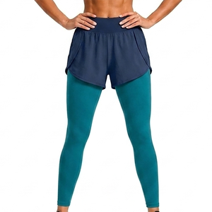 Shorts Deportivos Modernos con Leggings para Mujer, Servicios de Fabricación de Ropa Personalizada, Leggings de Yoga con Cintura Elástica para Mujer - Product Image 1