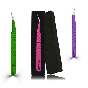 Juego de Pinzas para Pestañas en Caja con Herramientas para Extensión de Pestañas, Equipo Profesional de Salón de Belleza, Kit de Empaque con Logotipo Personalizado al por Mayor OEM - Product Image 3