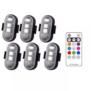 Luce Stroboscopica LED RGB con Telecomando Wireless per Auto, Bici, Moto e Droni, Lampade Lampeggianti - Product Image 3
