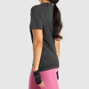 Camiseta Deportiva de Algodón para Mujer al por Mayor, Ropa de Yoga Personalizada, Ropa Deportiva para Gimnasio, Proveedor de Fábrica OEM ODM - Product Image 5