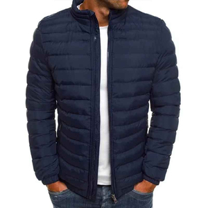 Chaqueta de invierno gruesa y cálida de algodón para hombre, estilo casual con cuello alto y diseño de cabeza de tigre, talla XL, ligera, con cremallera, tipo cárdigan, para la calle. - Product Image 2