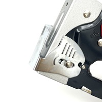FUJIYA FST-201 Pistola de grapas manual de grado industrial, de alta resistencia, pulida a espejo plateado, herramienta manual, OEM/ODM disponible