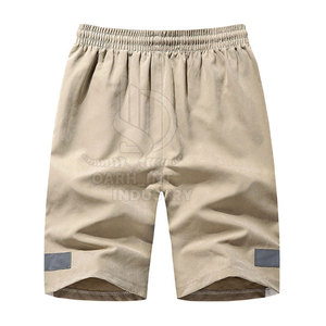 Shorts pour hommes respirants, tricotés, unis, taille mi-haute, écologiques, décontractés, avec cordon de serrage – Meilleures ventes en gros - Product Image 6