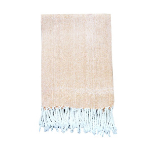 Sustainable Handwoven <b>Bed</b> Maroon <b>Throw</b> Blanket Striped Cotton with Fringes <b>for</b> Decorative Use Wholesale Woven <b>Throw</b> Blanket - Product Image 1