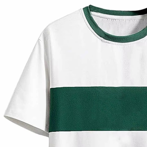 Conjunto de Camiseta y Pantalones Cortos para Hombre, 100% Algodón, Estilo Urbano, Cuello Redondo, Personalizable para OEM - Product Image 4