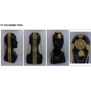 เครื่องประดับผมพู่ยาวชุบทอง MIJ สไตล์ชาติพันธุ์ ที่คาดผมสำหรับเดินทาง มงกุฎติกก้า โลหะผสม ปรับได้ น้ำหนักเบา พู่ยาว มงกุฎติกก้า - Product Image 6