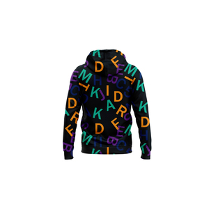 Sweat à capuche personnalisé imprimé sur toute la surface, veste d'hiver à fermeture éclair intégrale, vêtements à marque privée - Product Image 2