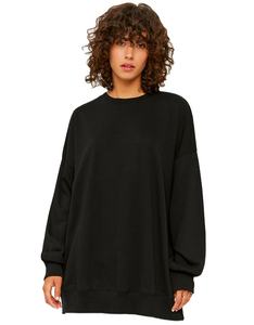 Sudadera informal de cuello redondo para mujer, suave, de algodón, cómoda, estilo urbano. - Product Image 1