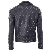 Nouvelles vestes unisexes en cuir et toile de style punk, design tendance, hiver, écologiques, coupe-vent, prix de gros abordable, style vintage sur le devant